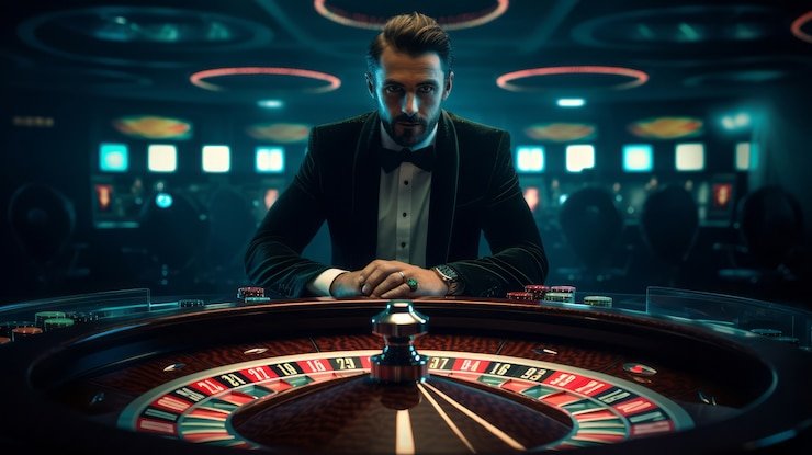 Antarmuka permainan Gaple Online di arenaslot88 dengan kartu domino dan meja permainan